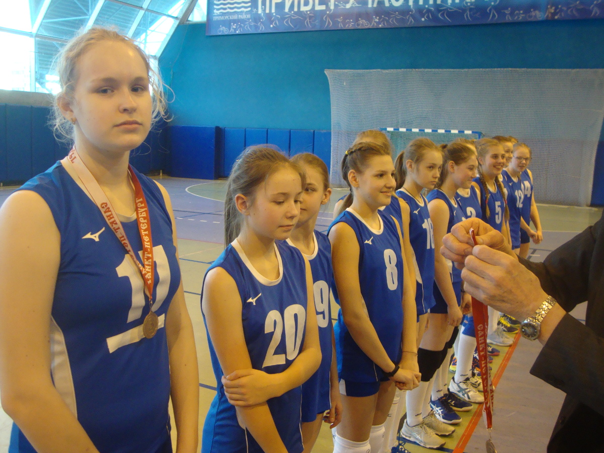 Бронзовые призёры Первенства СПб среди девушек 2007 г.р.