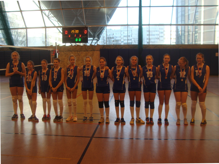 Бронзовые призёры Первенства СПб среди девушек 2007 г.р.