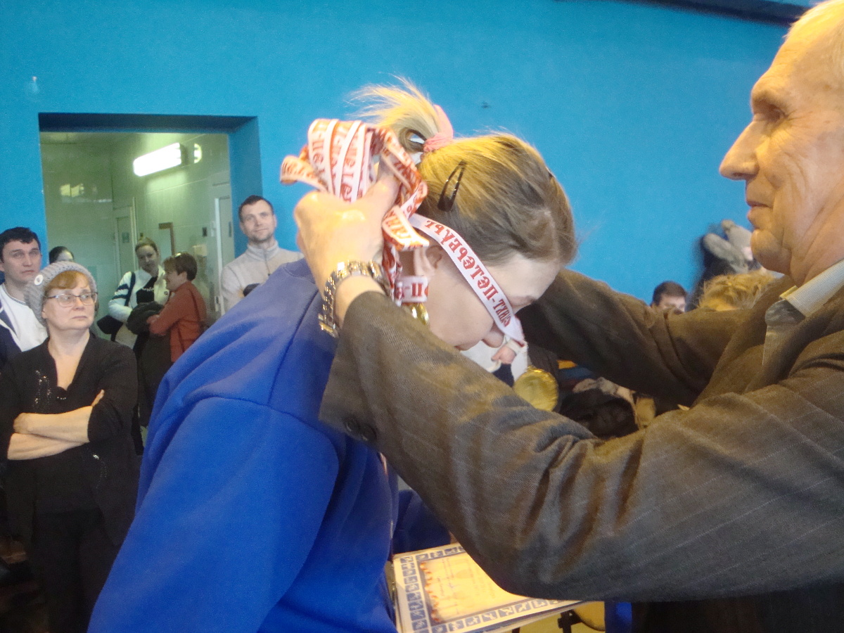 Награждение победителей Первенства СПб среди девушек 2007 г.р.