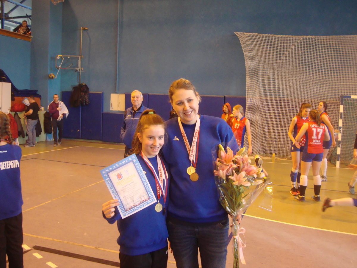 Награждение победителей Первенства СПб среди девушек 2007 г.р.