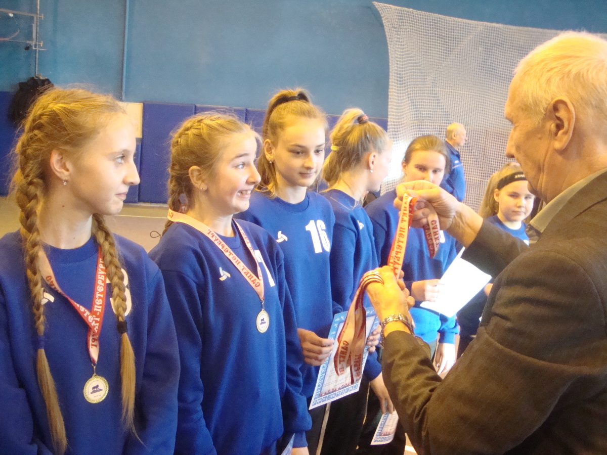 Награждение победителей Первенства СПб среди девушек 2007 г.р.