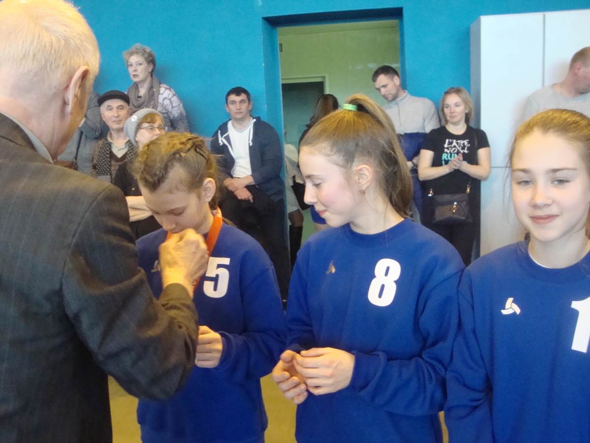 Награждение победителей Первенства СПб среди девушек 2007 г.р.