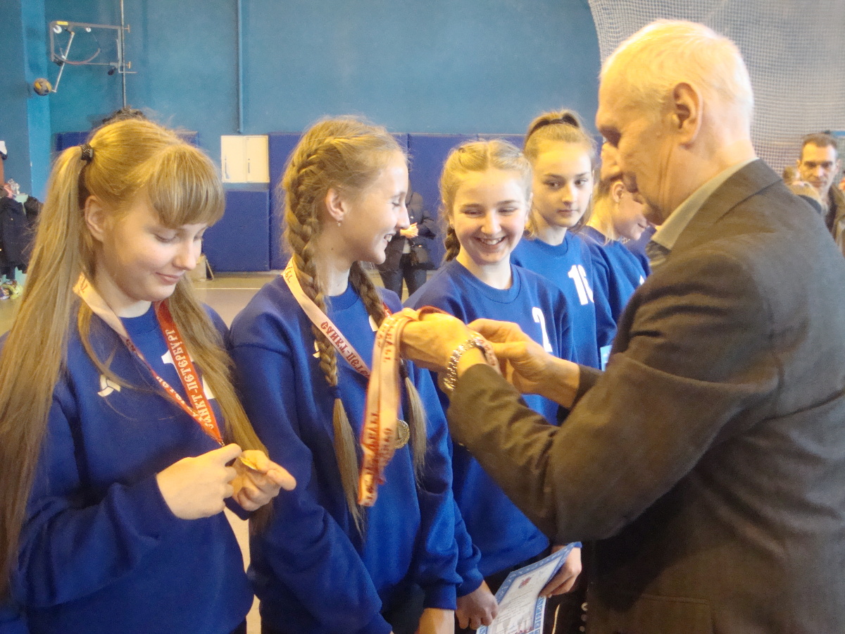 Награждение победителей Первенства СПб среди девушек 2007 г.р.