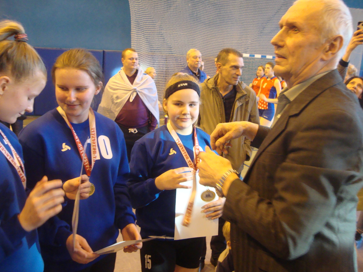 Награждение победителей Первенства СПб среди девушек 2007 г.р.