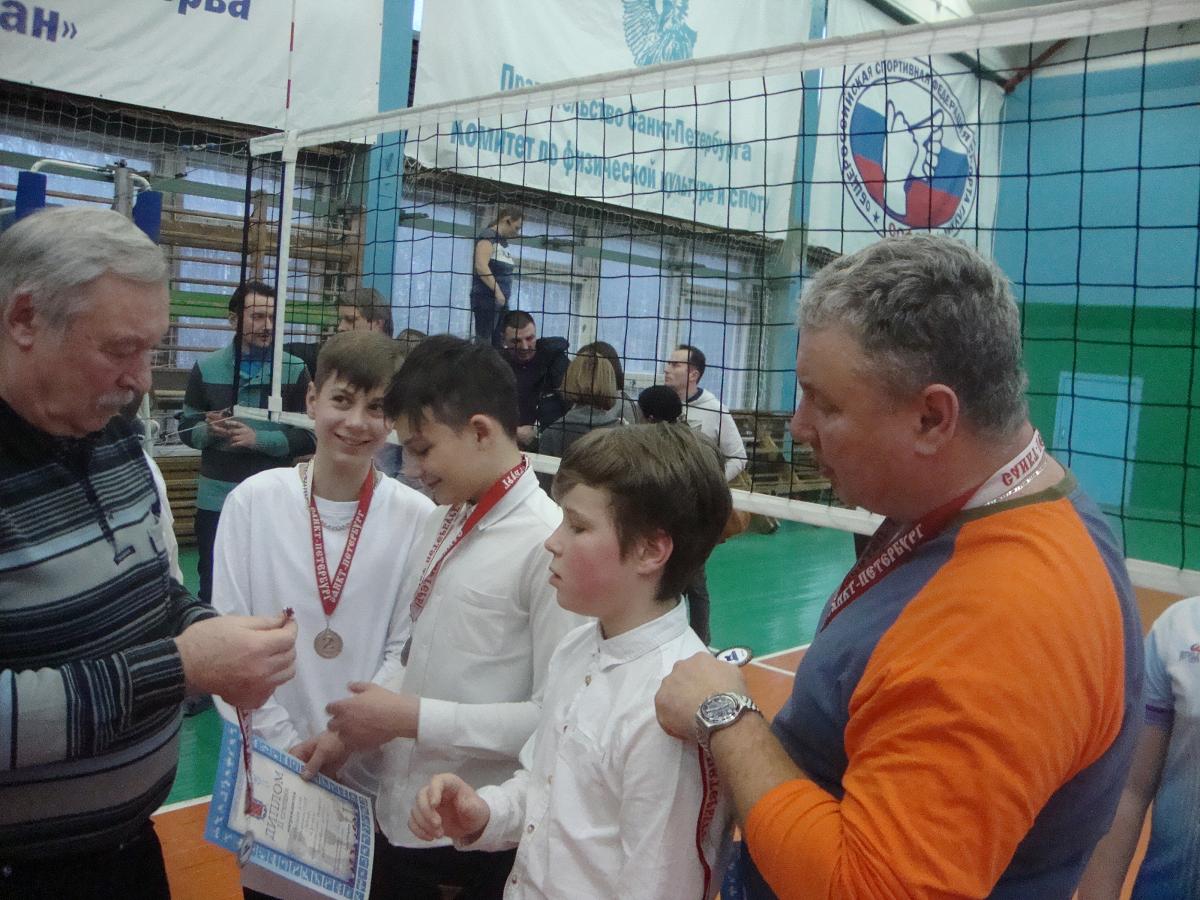 Награждение призёров Первенства СПб 2019/20 среди юношей 2007 и 2008 г.р.