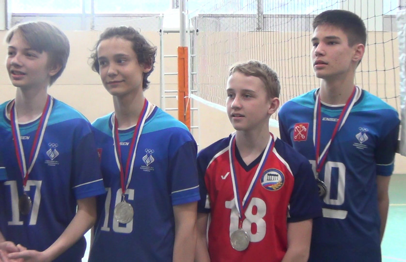Серебряные призеры Первенства СПб 2021/22 г.г. среди юношей 2008 г.р.