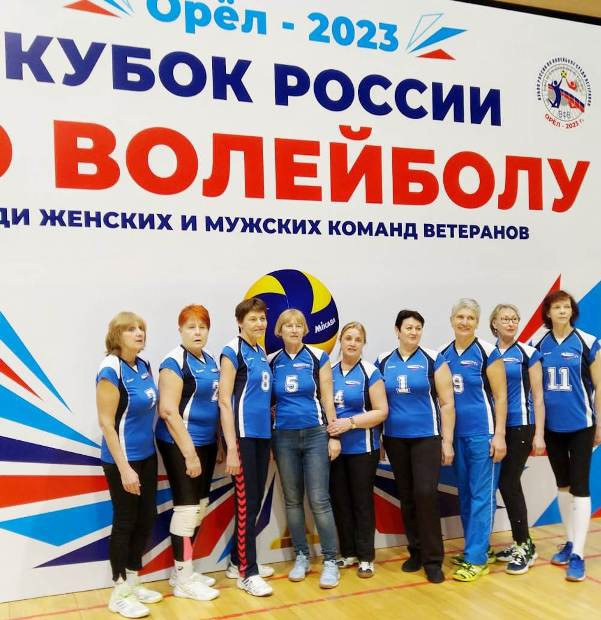 Нажмите для увеличения Сборная ветеранов волейбола Санкт-Петербурга
