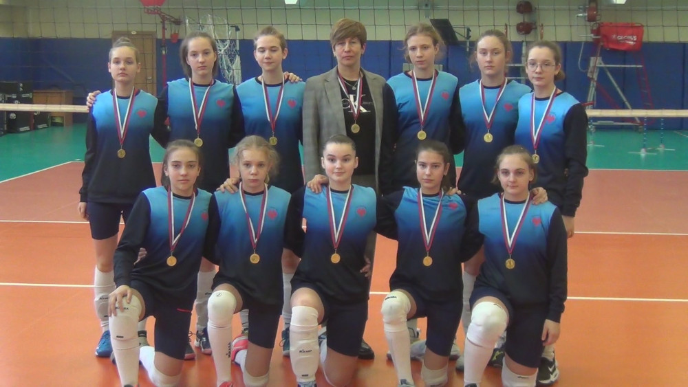 Спортшкола Калининского района 1-е место в Первенстве СПб среди девушек 2009 г.р.