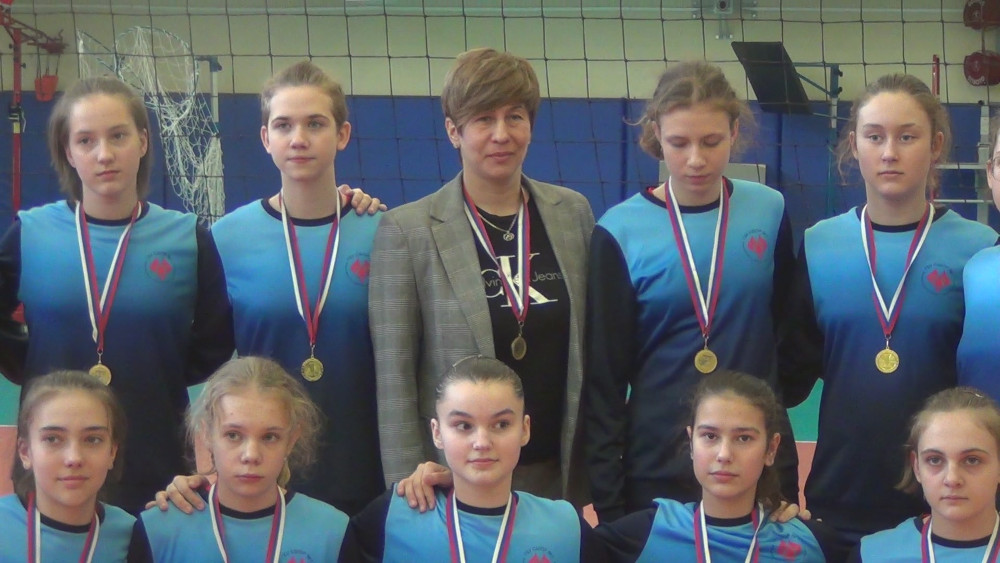 Спортшкола Калининского района 1-е место в Первенстве СПб среди девушек 2009 г.р.