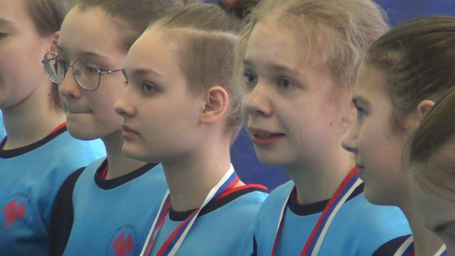 Спортшкола Калининского района 1-е место в Первенстве СПб среди девушек 2009 г.р.