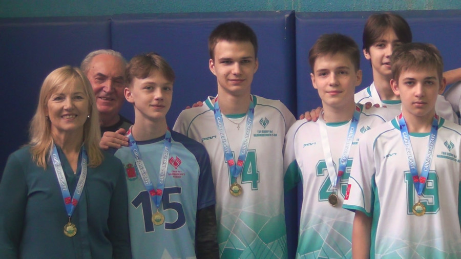 СШОР-1 Калининского р-на, победители Первенства СПб 2023/24 среди юношей 2009 г.р.