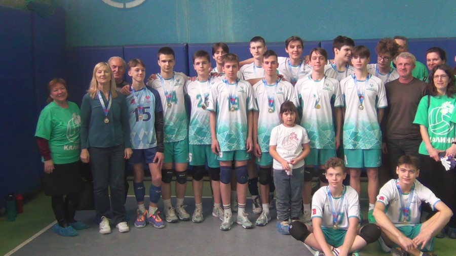 СШОР-1 Калининского р-на, победители Первенства СПб 2023/24 среди юношей 2009 г.р.