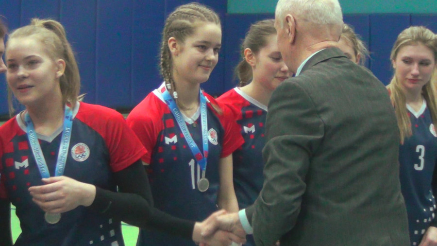 Василеостровская СШОР, серебряные призёры Первенства СПб среди девушек 2008 г.р.