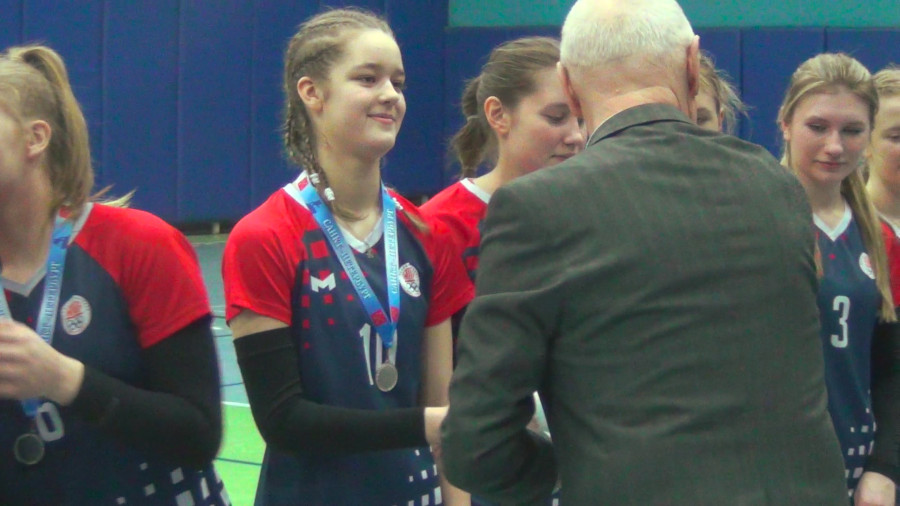 Василеостровская СШОР, серебряные призёры Первенства СПб среди девушек 2008 г.р.