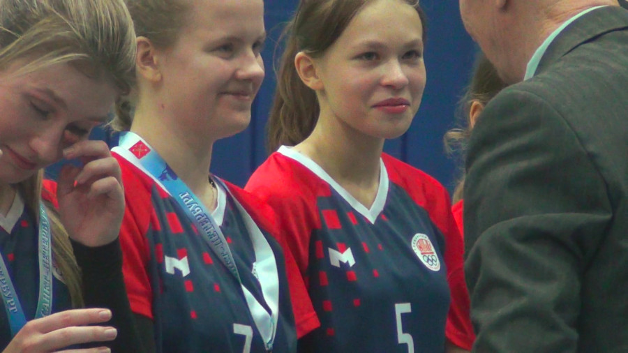 Василеостровская СШОР, серебряные призёры Первенства СПб среди девушек 2008 г.р.