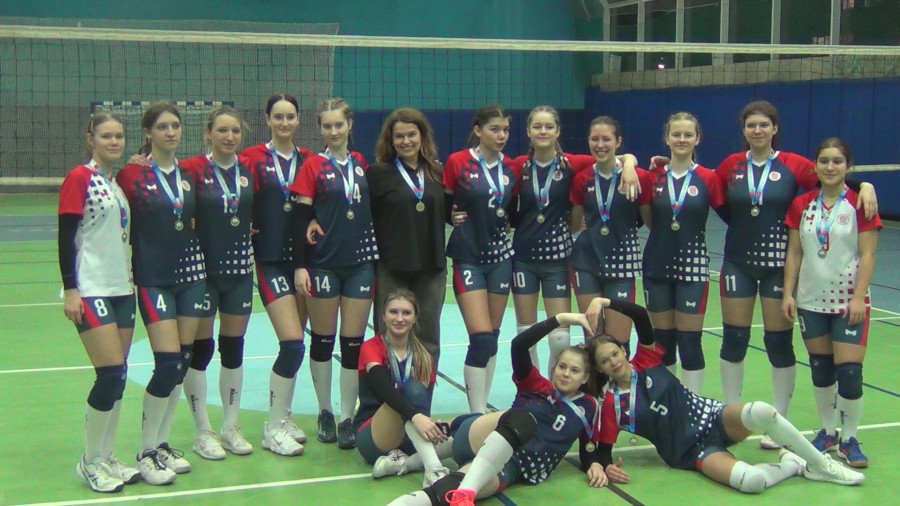 Василеостровская СШОР, серебряные призёры Первенства СПб среди девушек 2008 г.р.