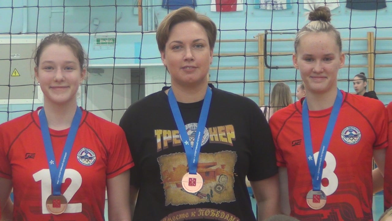 Бронзовые призёры первенства Санкт-Петербурга 2024/25 среди девушек 2009 г.р.