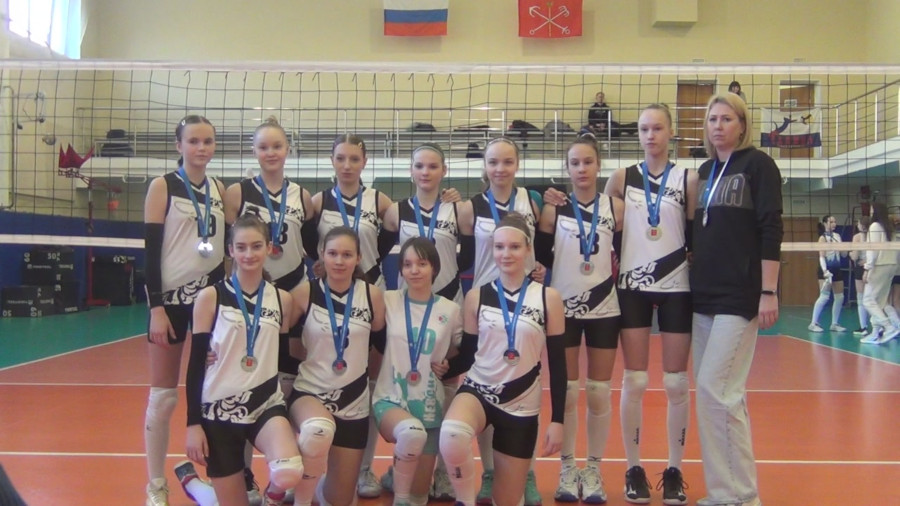 Серебряные призёры первенства Санкт-Петербурга 2024/25 среди девушек 2011 г.р.