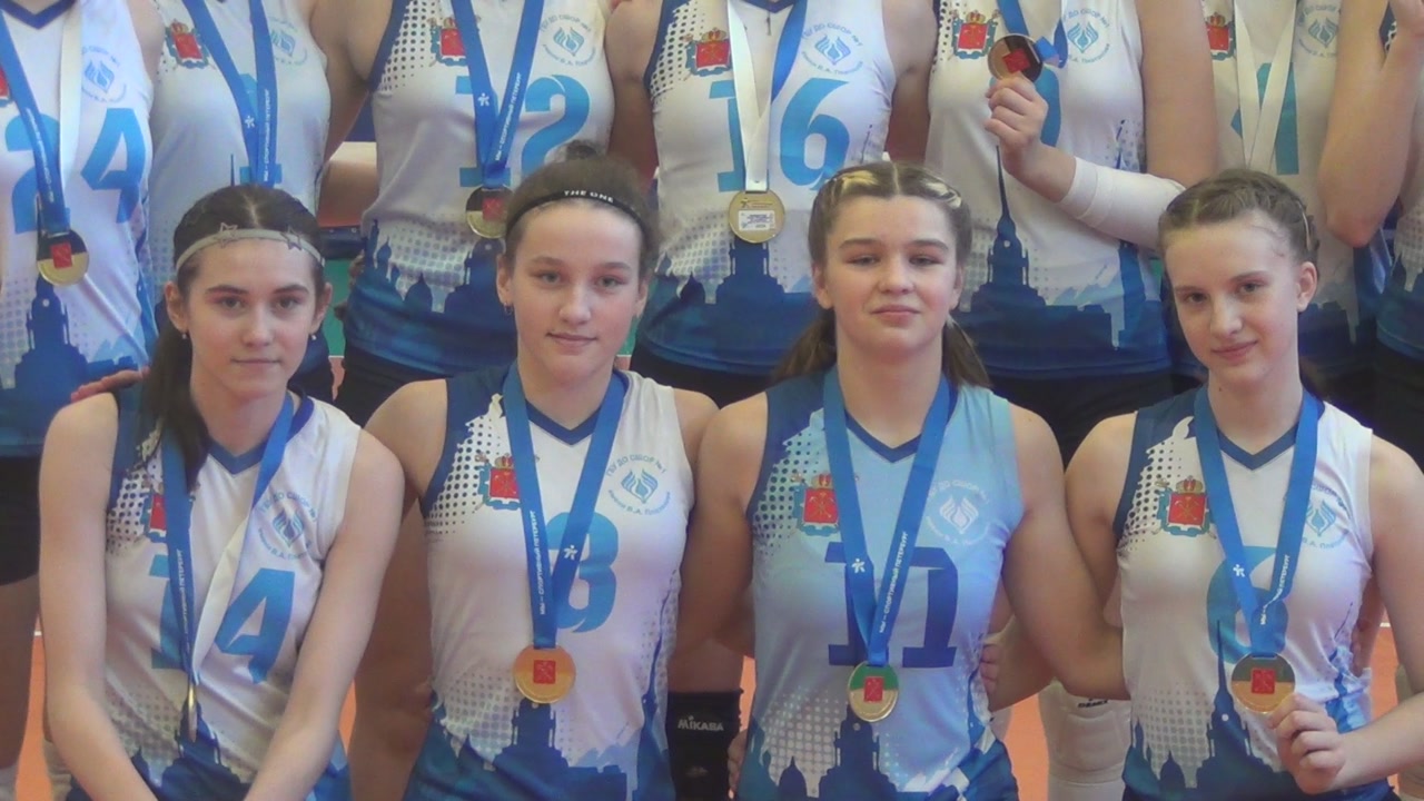 Победители первенства Санкт-Петербурга 2024/25 среди девушек 2011 г.р.