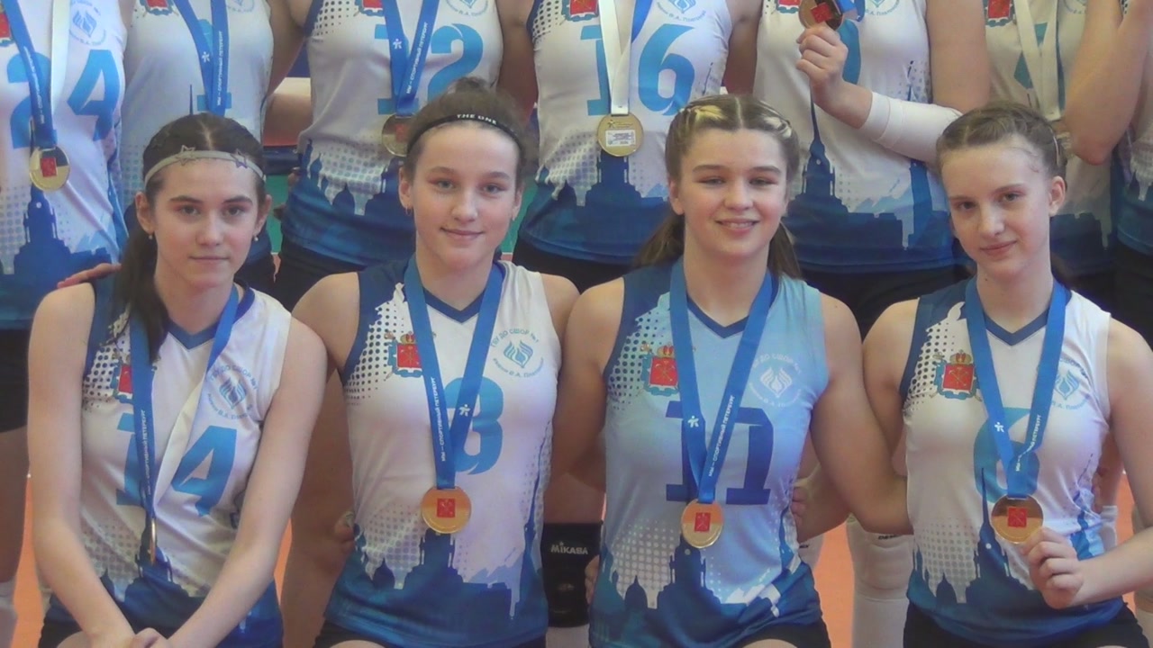 Победители первенства Санкт-Петербурга 2024/25 среди девушек 2011 г.р.