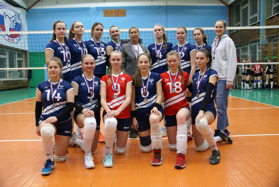 2-е место: команда СШОР-1 Калининского района (тренер Лебедева Ольга Борисовна)