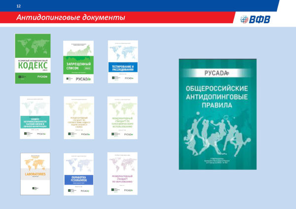 АНТИДОПИНГОВАЯ ДЕЯТЕЛЬНОСТЬ ВФВ АНТИДОПИНГОВАЯ ДЕЯТЕЛЬНОСТЬ ВФВ