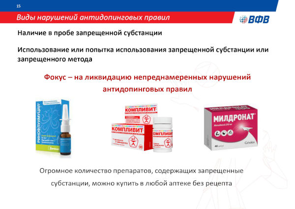 АНТИДОПИНГОВАЯ ДЕЯТЕЛЬНОСТЬ ВФВ АНТИДОПИНГОВАЯ ДЕЯТЕЛЬНОСТЬ ВФВ